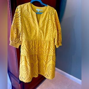 Chicos eyelet dress.